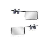 1 Pair Car Towing Mirror Adjustable Tow Extension Strap Side Rear View Mirrors Universal For Caravan Trailer Full Door Wing Mirror