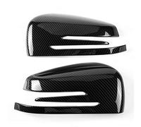 1 Pair Carbon Fiber Wing Mirror Covers, Car Side Mirror Cover Caps Rear View Mirror Cover Trim Side Rearview Wing Mirror Cover Cap for A B C E GLA