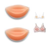 1 Pair Chicken Fillet Bra Inserts Push Up, Silicone Breast Pads Bra Inserts Nonslip for Bikini Suspenders Dresses