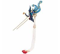 1 Pair Chinese Retro Style Metal Phoenix Hairpins Clips Handmade Hair Stick