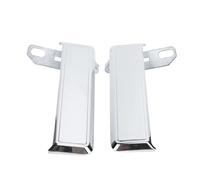 1 Pair Chrome Outer Door Handle Rustproof Left Right Metal Exterior Door Handle Set Compatible with Land FJ40 BJ40 BJ42 FJ45