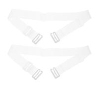 1 Pair Clear Bras Straps for Women Silicone Bra Strap Adjustable Invisible Bra Straps Transparent Underwear Straps Replacements Bra Strap Non-Slip Bra Shoulder Strap 38 x 1.8cm