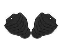 1 Pair Cleats Cover, Black Bike Pedals Protector Protective Cover Bi cycle Shoe Cleats Protector Compatible with Look Delta for Abrasion Protection While Walking