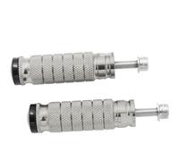 1 Pair CNC Aluminum Motorbike Rearset Footrests Footpeg Foot Pegs Pedals Universal For Motorcycle With M8 Thread Rear Set Motorcycle Footpegs(Ti)