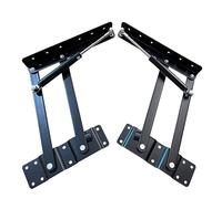 1 Pair Coffee Table Spring Hinge, 80N Lift Up Top Coffee Table Mechanism Folding Coffee Table Lift Frame Fitting Table Hinge Hydraulic Lift Hinge Standing Durable Pneumatic Gas Spring Lift Support