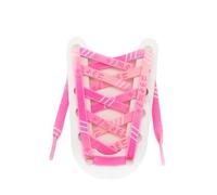 1 Pair Colorful Flat Print Pattern Shoelaces for Casual Footwear Fashion Accessories(Pink Formula,160cm)