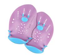 1 Pair Comfortable Fit Water Exercise Gear Adults S Assist Hand Paddles Flexible Silicone Swim Fin Swimming Assist Fins