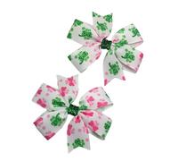 1 Pair Comfortable Hair Bullet Secure Hair Clips Green Theme Hair Clips Hair Clips for Women and Girls