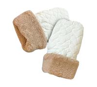 1 Pair Cosy Infant Strollers Mittens Keep Hands Warm in Winter Comfortable Fleece Lining Hand Muffs for Outdoor Activity Plush Lined Strollers Accessories