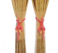 1 Pair Curtain Tiebacks Hook Monkey Curtain Clips Rope Animal Curtain Accessories Holder Curtain Holdback Decorative Tieback Hook Toy for Children's Bedroom Living Room Home Office Window Office