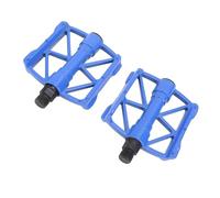1 Pair Cycling Pedal Hollow Aluminum Alloy Pedals Aluminum Alloy Material Pedal for Mountain Biking, Pedals (Blue)