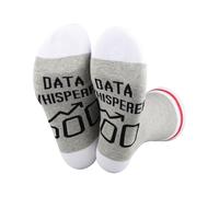 1 Pair Data Analyst Socks Data Whisperer Socks Data Science Data Engineer Gift Data Lovers Gift (Data Whisperer Socks)