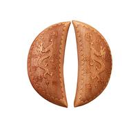 1 Pair Divination Buddhist holy Cup Divination Cup Buddhist Supplies Taoist M Moon Dragon 8.3cm