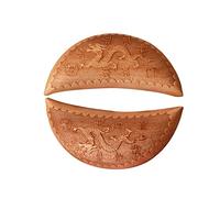 1 Pair Divination Buddhist holy Cup Divination Cup Buddhist Supplies Taoist M Moon Dragon, 8.3cm