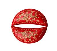 1 Pair Divination Buddhist holy Cup Divination Cup Buddhist Supplies Taoist Red M Dragon 8.3cm