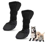 1 Pair Dog Paws Recovery Shoe, Adjustable Dog Socks, Dog Shoes, Paw Protection, Pet Wounds Prevent Licking, Breathable, Soft, Prevent Infections, for Healing Protection After Wounds - S