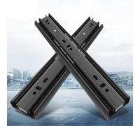 1 Pair Drawer Slides Full Extension Drawer Slide Tracks GlidesTool Box Runner Side Mount Ball Bearing Rails(20inch-50cm)