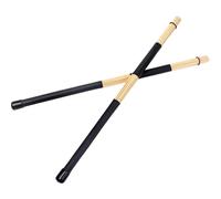 1 Pair Drum Brushes, 16 inch Bamboo Brush Drum Sticks, Non Slip Drumsticks for Jazz, Folk, Small Venue and Acoustic Performance