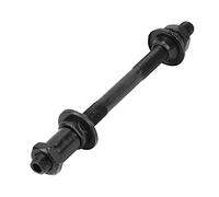 1 Pair Durable Steel Axles, Black Hollow Hub Shaft Front and Rear Axle Kit,Quick Release Wheel Hub Axle, Bike Hubs Shaft for Mountain Bike Road Bikes (Rear shaft)