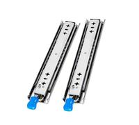1 Pair Duty Locking Drawer Slides 250 Lb Load Capacity 10-60 Inch Side Extension Ball Bearing(with Lock,34inch(850mm))