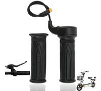 1 Pair E-Bikes Throttle, 3 Pin Plug E-Bike Throttle Handle 12V to 72V 20X Full Twist Universal EBikes Motorbike Motorcycle Speed Throttles Handle EBikes Twist Handlebar for 22.2mm Bar