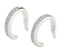 1 Pair Ear Correctors, Silver Ear Correctors for Women, Adjustable Ear Corrector Clip for Gradual Ear Positioning, Discreet Ear Shape Management for Daily Wear and Formal Events