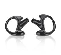 1 Pair Ear Molds for Two Way Radio Acoustic Tube Earpiece/Coil Tube Headset Replacement Earpiece Earmold, Soft Silicone Earmould for Most Coil Tube Audio Kits (L)