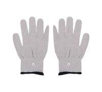 1 Pair Electrode Gloves For Tens Machine Conductive Gloves Electrode Massage Wire Mitts Massage Therapy Hand Electrotherapy