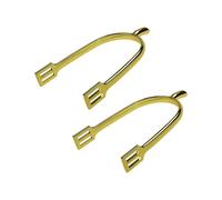 1 Pair Electroplated Zincs Alloy U Shape Riding Spur Hollows Star Head Professional Grade Horse Riding Gear for Men British Equestrians Spur for Men