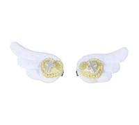 1 Pair Elegant Angel Wing Shaped Hair Clip Featuring Heart Detail Perfect for Christmas and Parties Angel Wing Hair Clip