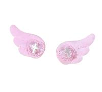 1 Pair Elegant Angel Wing Shaped Hair Clip Featuring Heart Detail Perfect for Christmas and Parties Angel Wing Hair Clip