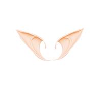 1 Pair Elf Ears Cosplay Accessories Latex Soft Pointed Prosthetic False Ear Halloween Party Masks Light Color 10 cm Type 1