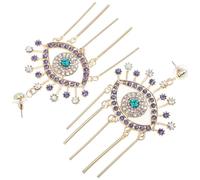 1 Pair Exaggerated Sterling Silver Earrings for Locket Of The Lid Long Girl Ear Jewelry Golden Rhinestones
