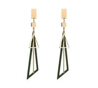 1 pair Fashion Simple Triangle Long Drop Earrings for Women Geometric Dangling Statement Ear Jewelry Practical and clever