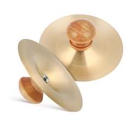 1 Pair Finger Cymbals Small Metal Hand Cymbals for Beginner