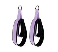 1 Pair Fitness D-Rings Strap Handle Yoga Exercise Accessory For Home Gym Workout Pilates Double Loop For Reformer Fitness D Rings Workout