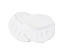 1 Pair Five Toes Forefoot Pads for Women - Invisible High Heel Half Insoles for Foot Pain Relief and Shock Absorption(White)