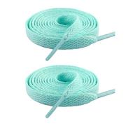 1 Pair Flat Sneaker Shoelaces 8 mm Wide Universal Fit Dyed Shoes Shoelaces for Trainers and Board Shoes Boot Strings Interchangeable, m, One Size