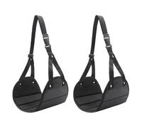 1 Pair Foot Hammock for Aircraft Travel Car, Portable Adjustable Foldable Footrest Leg Rest - Airplane Footrest for Relax Your Feet, Car, International Flying, Road Trip