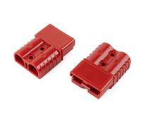1 Pair For 50120A 600V Cable Battery Connector Featuring Housing and Gender Design for Installation (Red-120A)