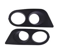1 Pair For BMW E46 M3 2001-2006 Car Front Bumper Car Fog Light Covers Dual Hole(Matte Black)