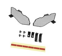 1 Pair For Corvette For C8 2020 2021 2022 2023 Side Intake Mesh Grille Insert Black Aluminum Radiator Guards Accessory Front Grille