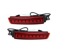 1 Pair For Nissan For Kicks For Sentra For Juke For Murano For Quest For Terra For Infiniti Car Rear Bumper Reflector Tail Brake Light Stop Indicator Lamps(A)