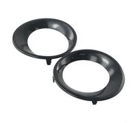 1 Pair for primed Fog Light Cover Trim for BMW-X3 E83 for lci 2007-2010 | Plastic, Unpainted Black, Front Left & Right, Part No. 51113423789/790, 2-piece Set