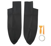 1 Pair Front Door Panel Armrest Cover Replacement for CRV 2007-2011 Microfiber Leather Front Door Panels Armrest Cover Car Interior Accessories (black)