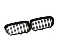 1 Pair Front Kidney Grille Gloss Black For BMW X3 F25 2010-2013 Replacement Car Racing Bumper Grill Double Line Style Car Front Grille