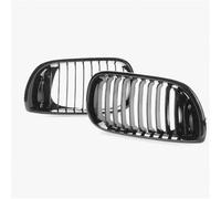 1 Pair Front Kidney Grille Single Line Front Hood Grill Inserts Replacement Compatible For 3 Series E46 4-door 318I 320I 325I Car Front Grill