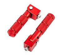 1 Pair Front Rear Footrest Pedal Motorcycle 90° Fixed Folding- Footpegs Modification Accessories M8 Motorcycle Foot Peg Foot Pegs