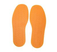 1 Pair Full Soles for Shoe Repair, 12.7in Long X 4.9in Wide Anti Slip Noise Reduction Premium Rubber Sole Sheets, DIY Replacement for Indoor Outdoor Footwear (Yellow)