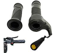 1 Pair Full Twist Throttle for E-Bike & Electric Scooter, with 3-Pin Waterproof Connector Throttle Grip for Folding Bikes & Ebike Conversion Kits